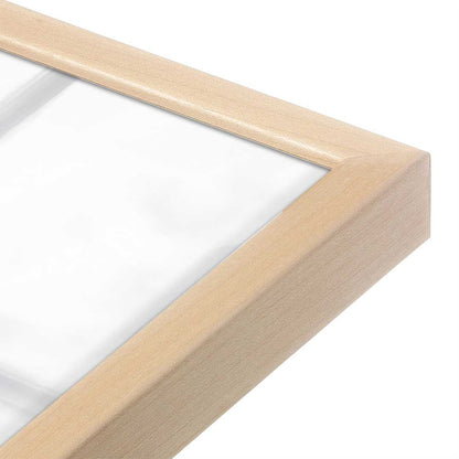 [Color:Raw Maple], Picture of art in a Raw Maple frame at an angle