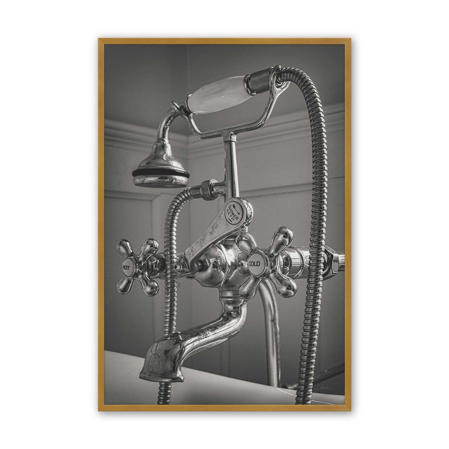 [Color:Polished Gold], Picture of art in a Polished Gold frame