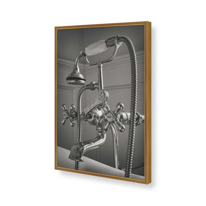 [Color:Polished Gold], Picture of art in a Polished Gold frame of the corner