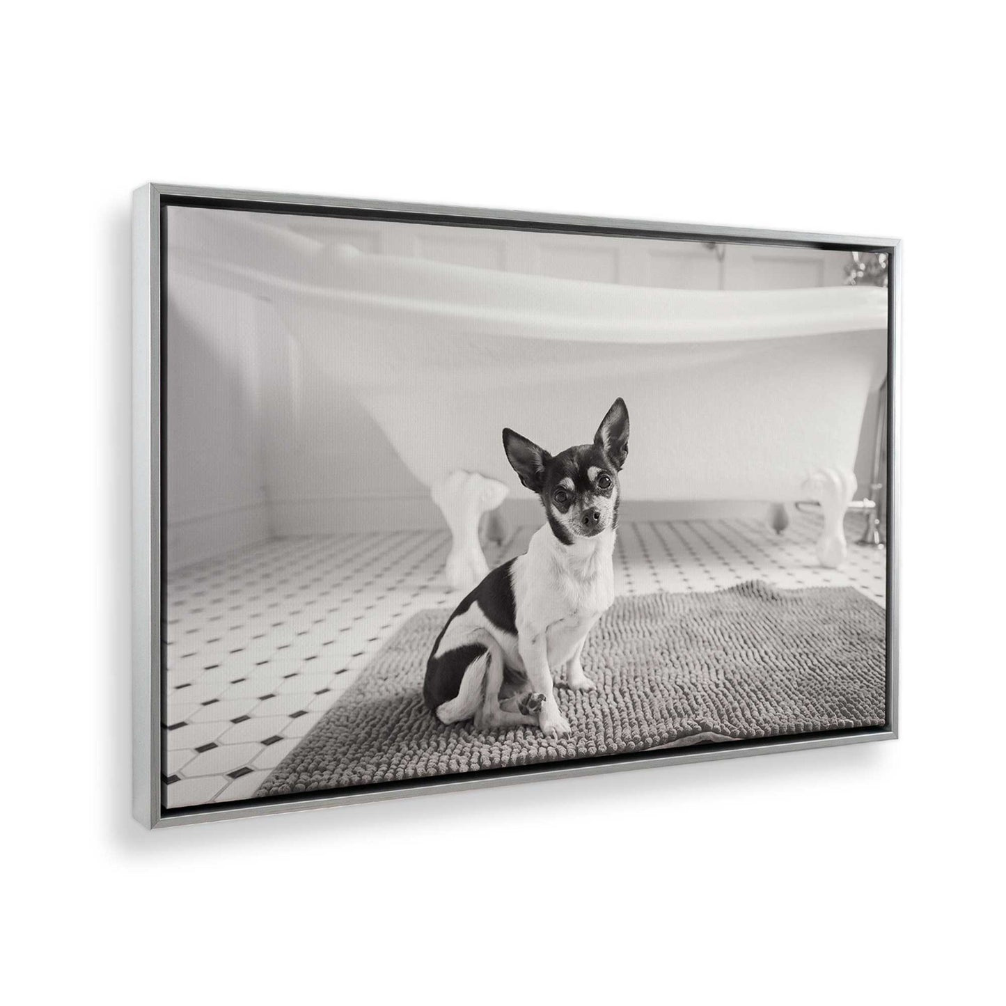 [Color:Polished Chrome], Picture of the corner of the art