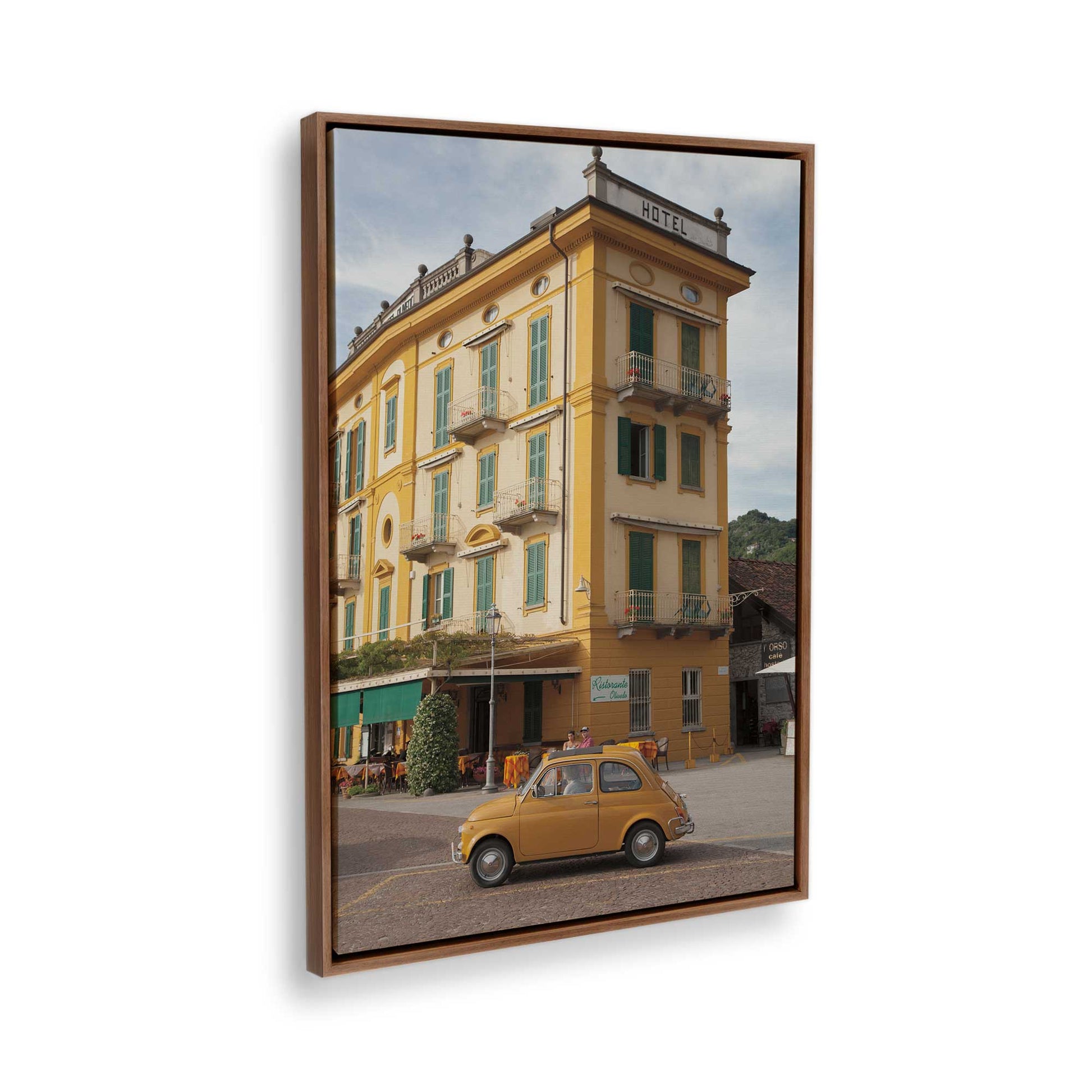 [Color:Walnut], Picture of the corner of the art