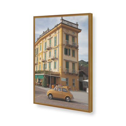 [Color:Polished Gold], Picture of art in a Polished Gold frame of the corner