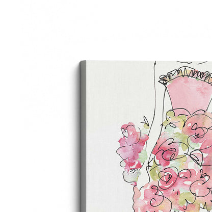 [Color:Stretched Canvas], Picture of the corner of the art