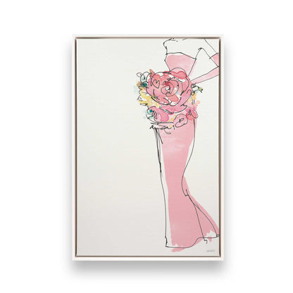 [Color:Opaque White], Picture of art in a White frame
