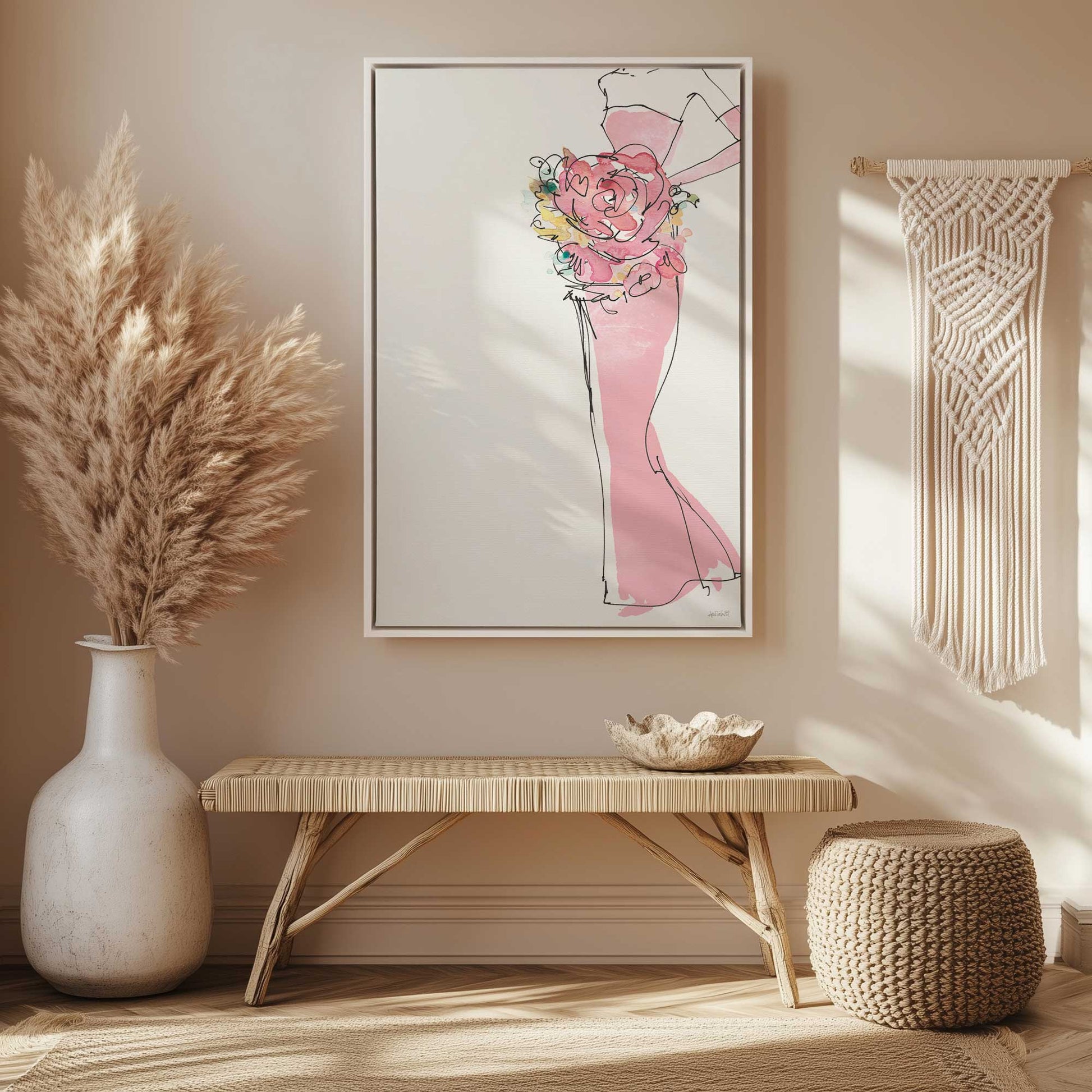 Picture of art in a room