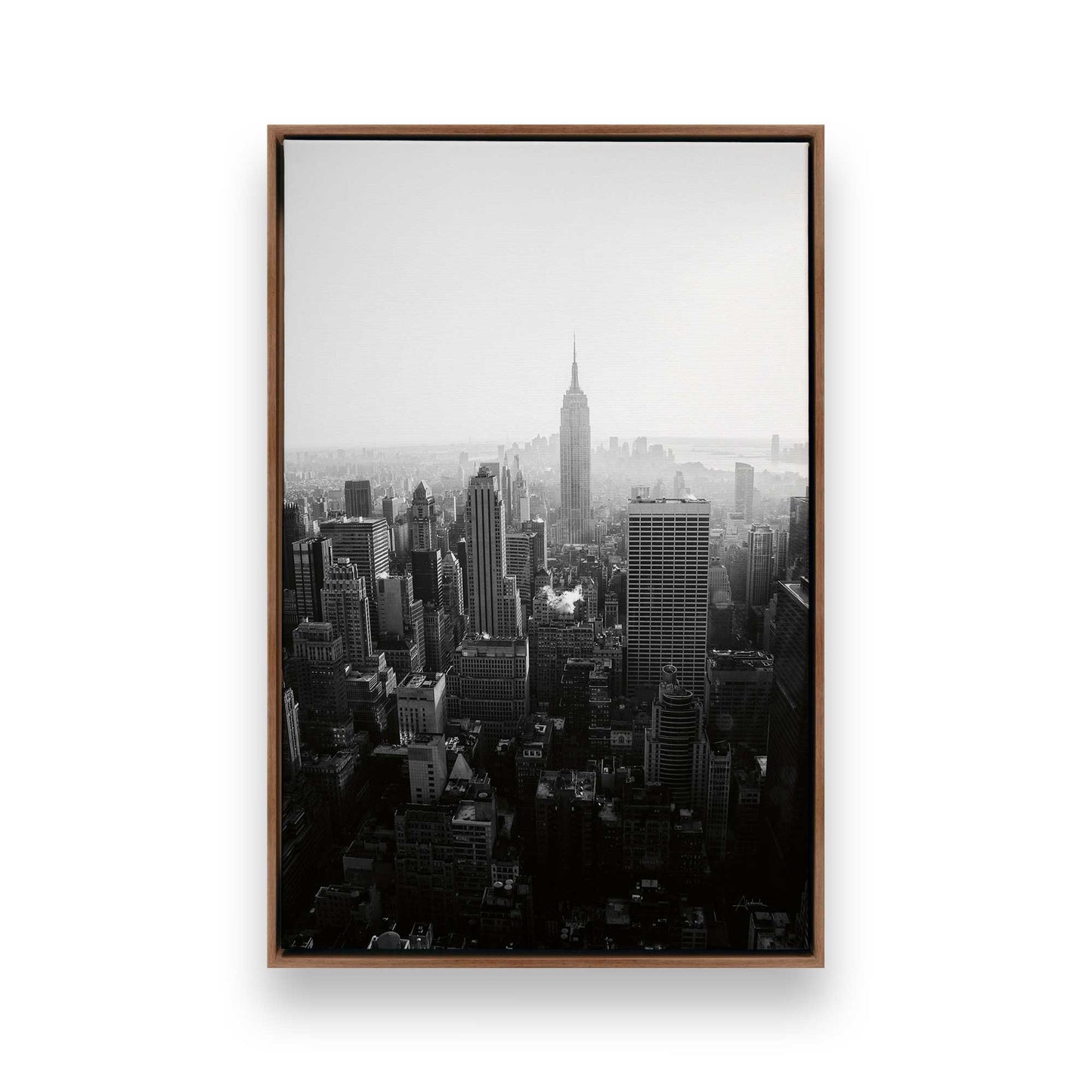 [Color:Walnut], Picture of art in a Walnut frame