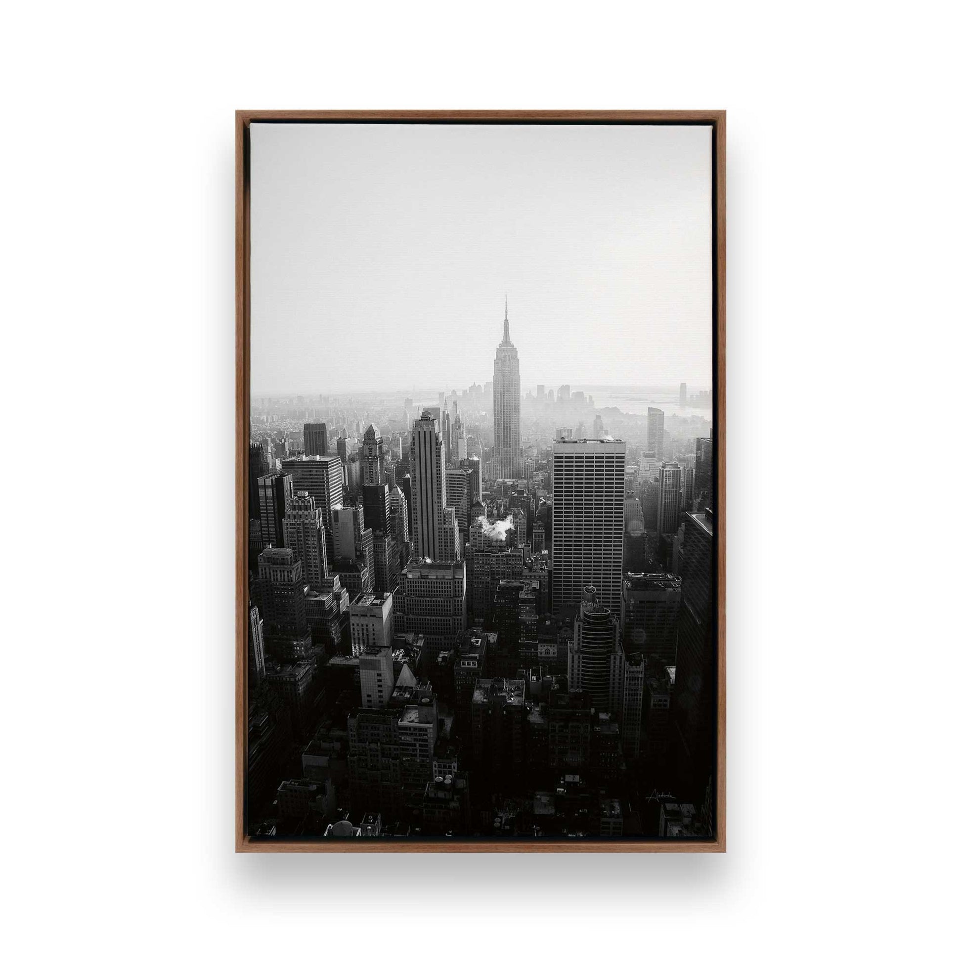 [Color:Walnut], Picture of art in a Walnut frame