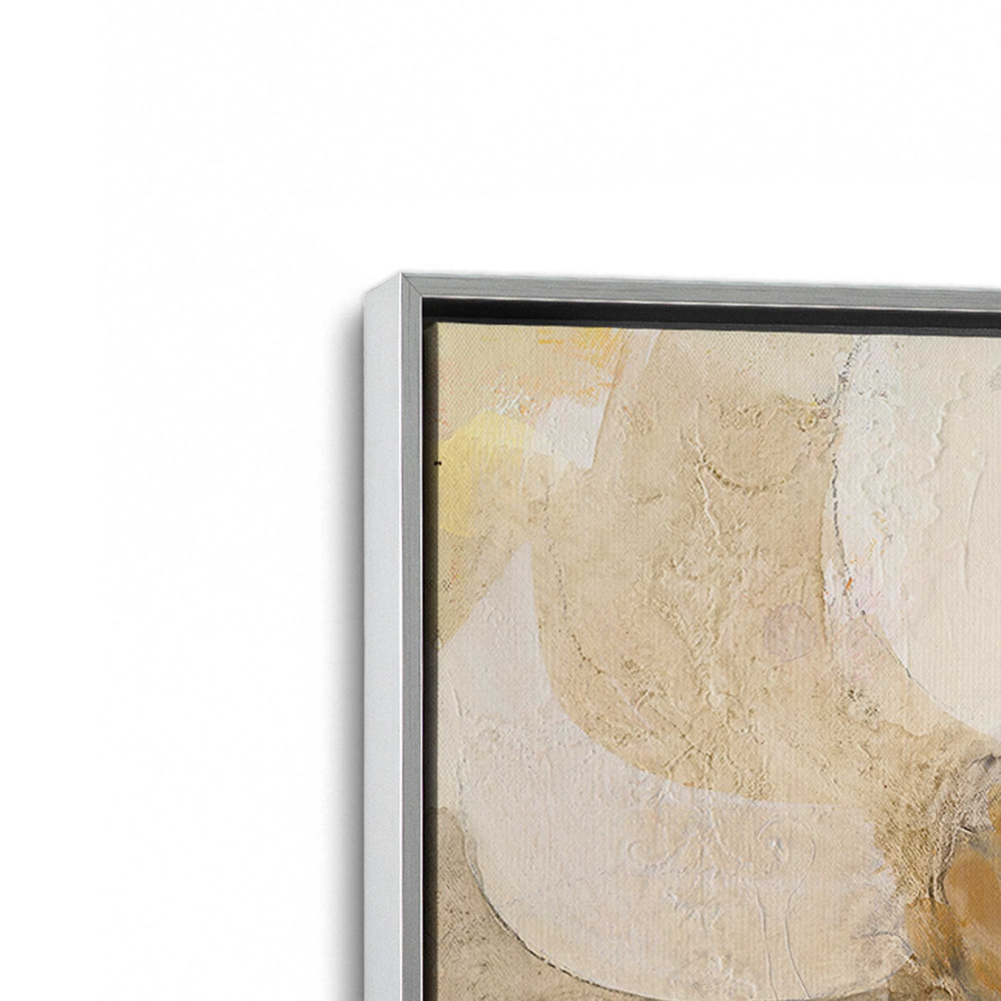 [Color:Polished Chrome], Picture of art in a Polished Chrome frame at an angle