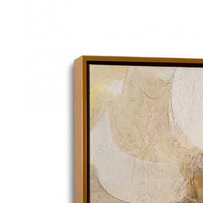[Color:Polished Gold], Picture of art in a Polished Gold frame at an angle
