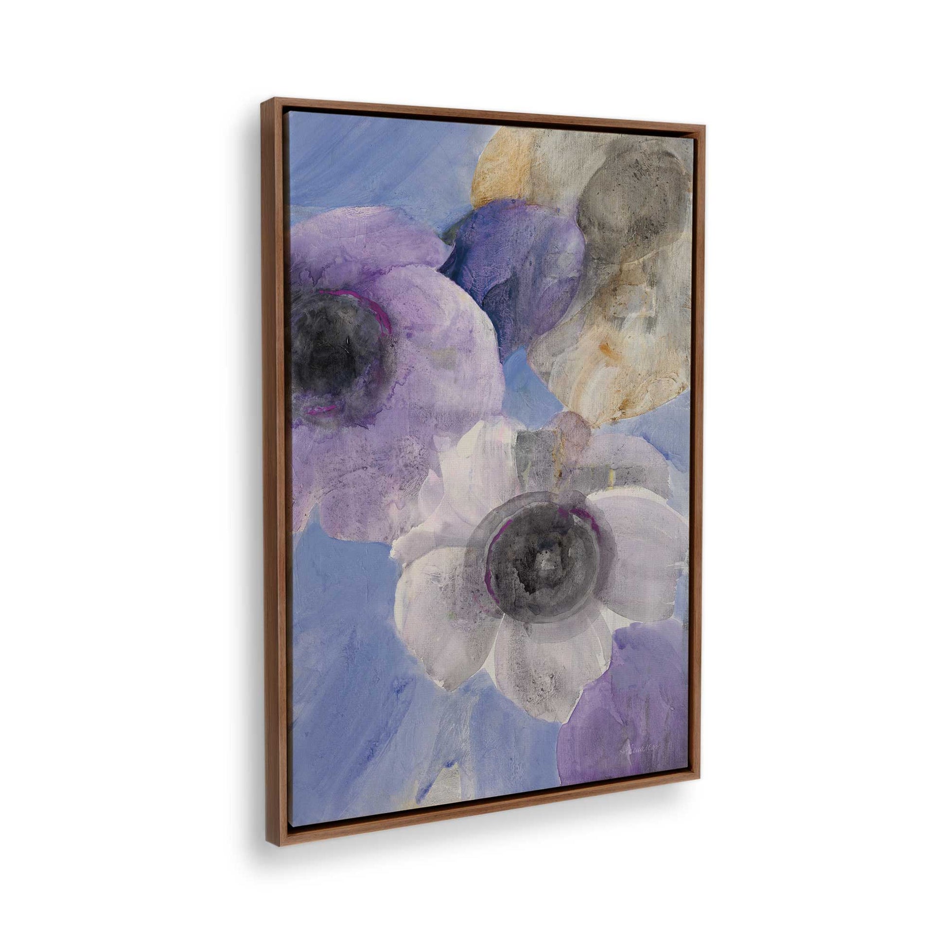 [Color:Walnut], Picture of the corner of the art