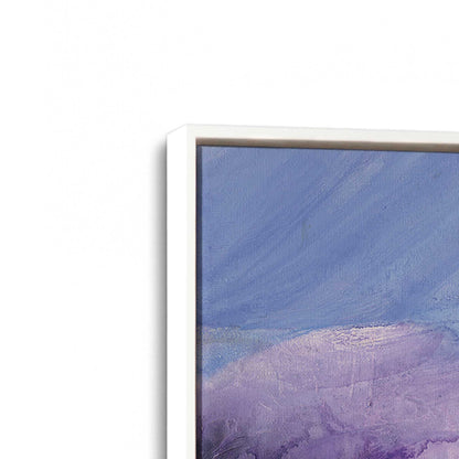 [Color:Opaque White], Picture of art in a White frame at an angle