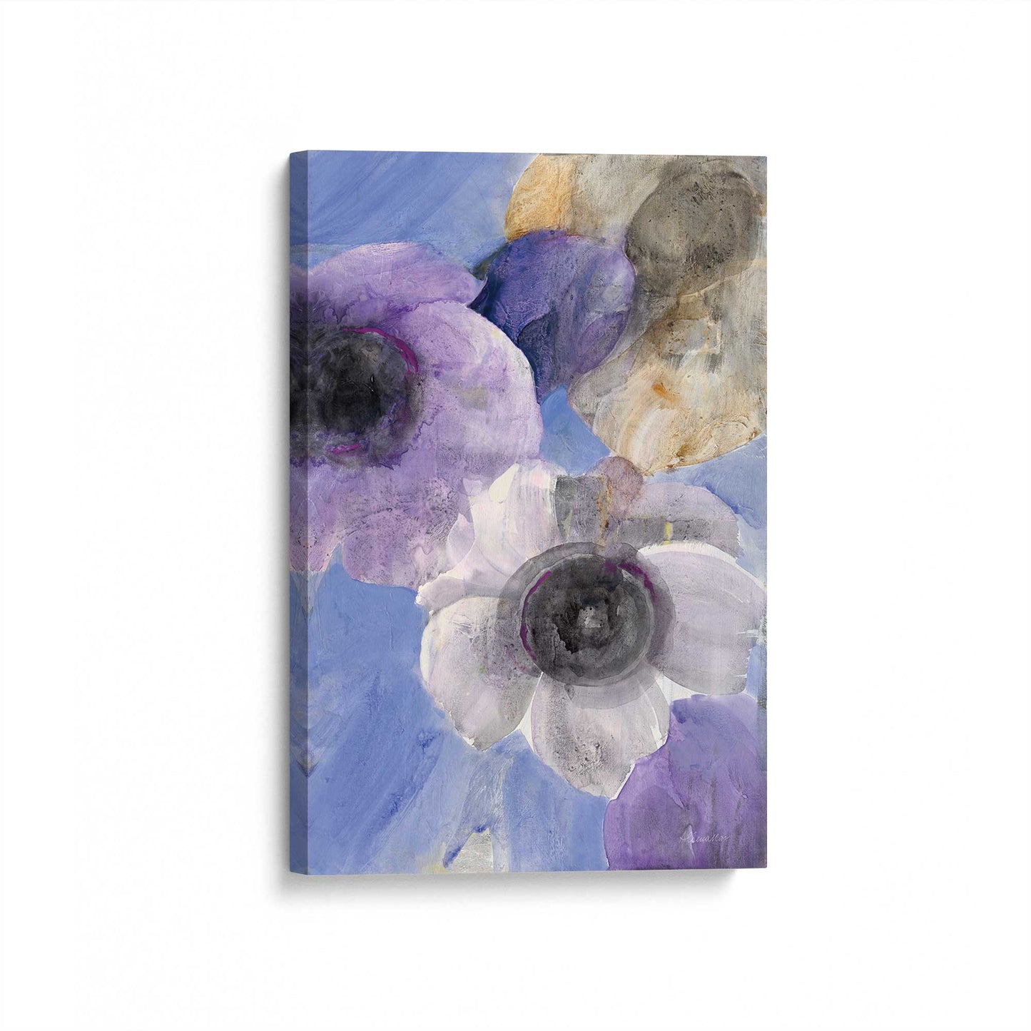 [Color:Stretched Canvas], Picture of art at an angle