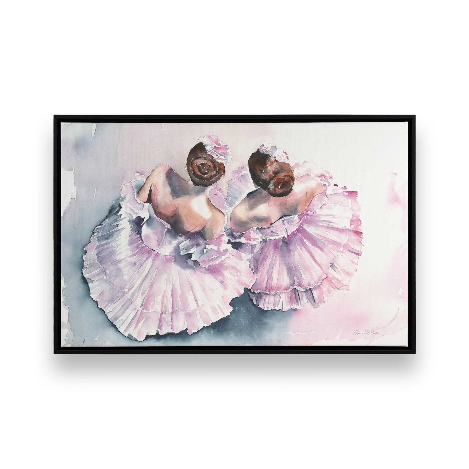 [Color:Satin Black], Picture of art in a Satin Black frame