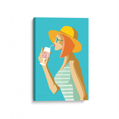 [Color:Stretched Canvas], Picture of art at an angle