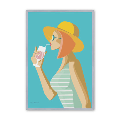 [Color:Polished Chrome], Picture of art in a Polished Chrome frame