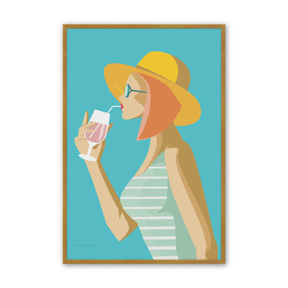 [Color:Polished Gold], Picture of art in a Polished Gold frame