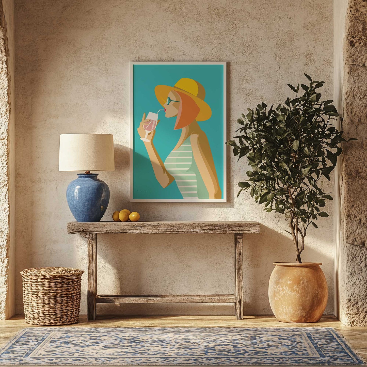 [SPECIAL],[LIFESTYLE], Picture of art hanging in a room