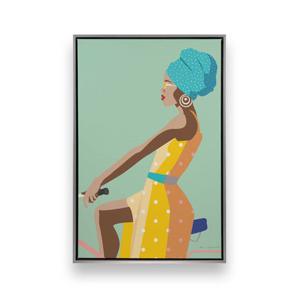 [Color:Polished Chrome], Picture of art in a Polished Chrome frame