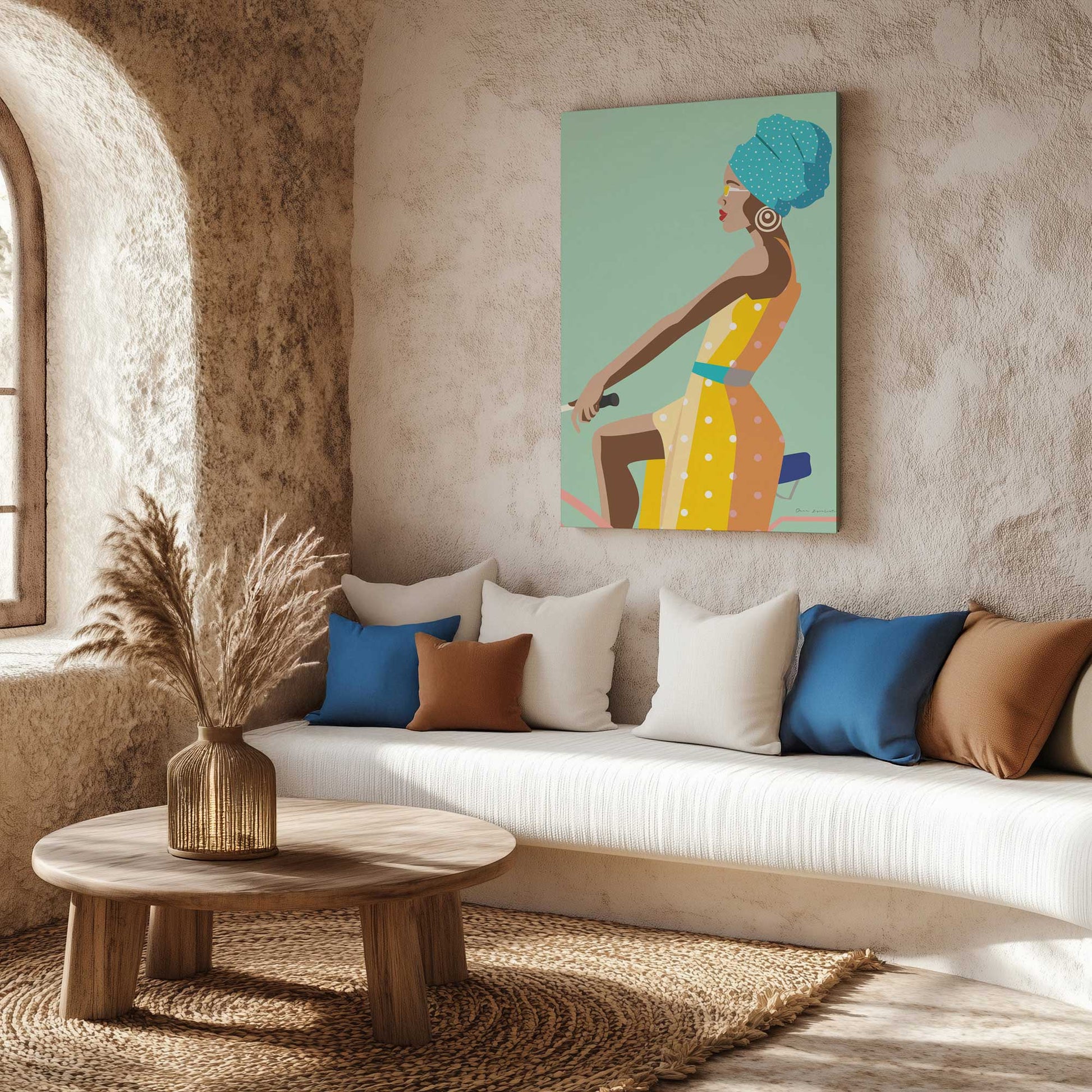Picture of art in a room