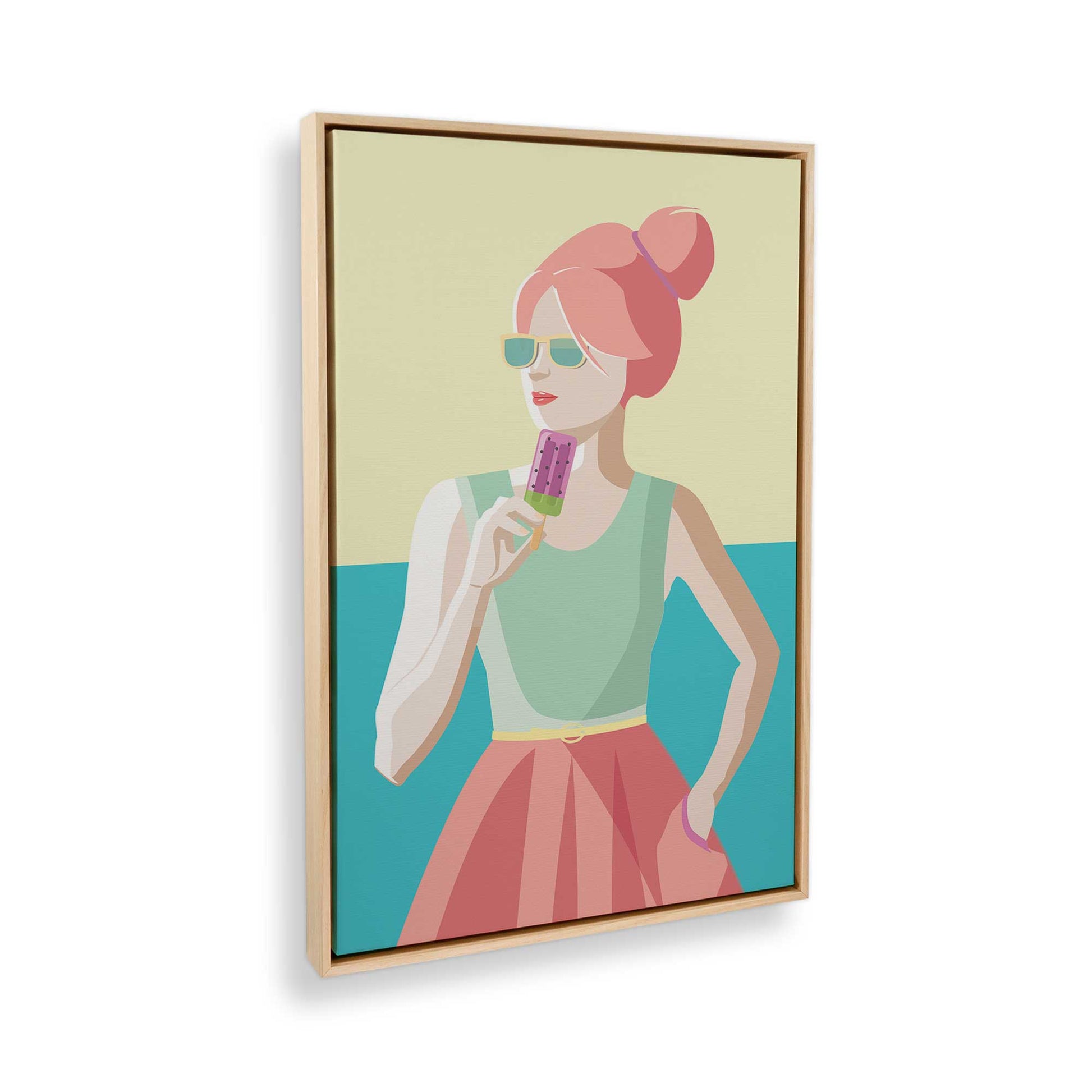 [Color:American Maple], Picture of the corner of the art