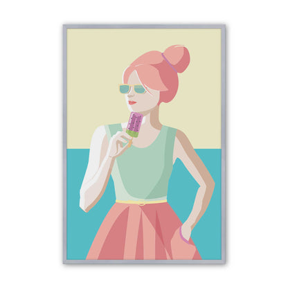 [Color:Polished Chrome], Picture of art in a Polished Chrome frame