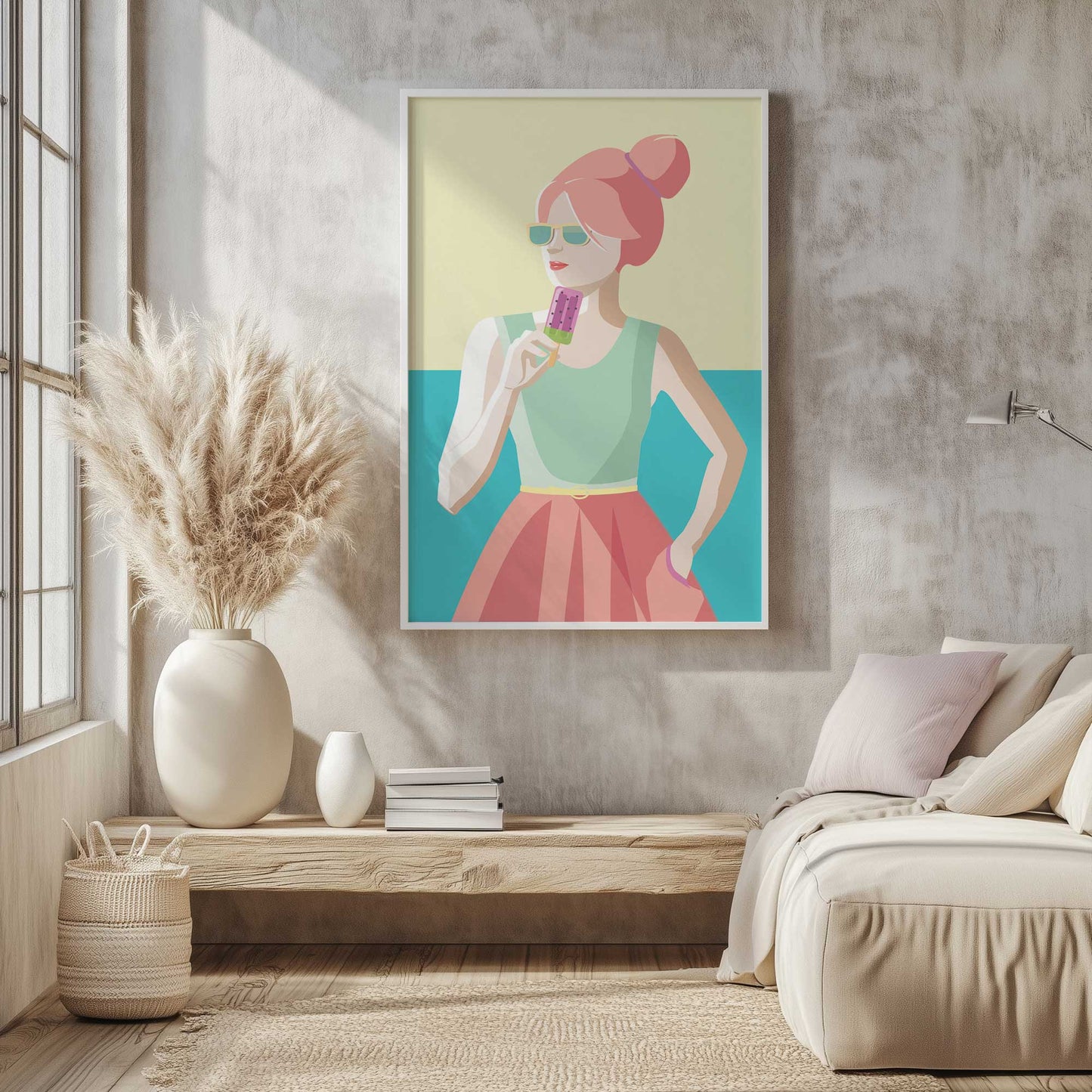 [SPECIAL],[LIFESTYLE], Picture of art hanging in a room
