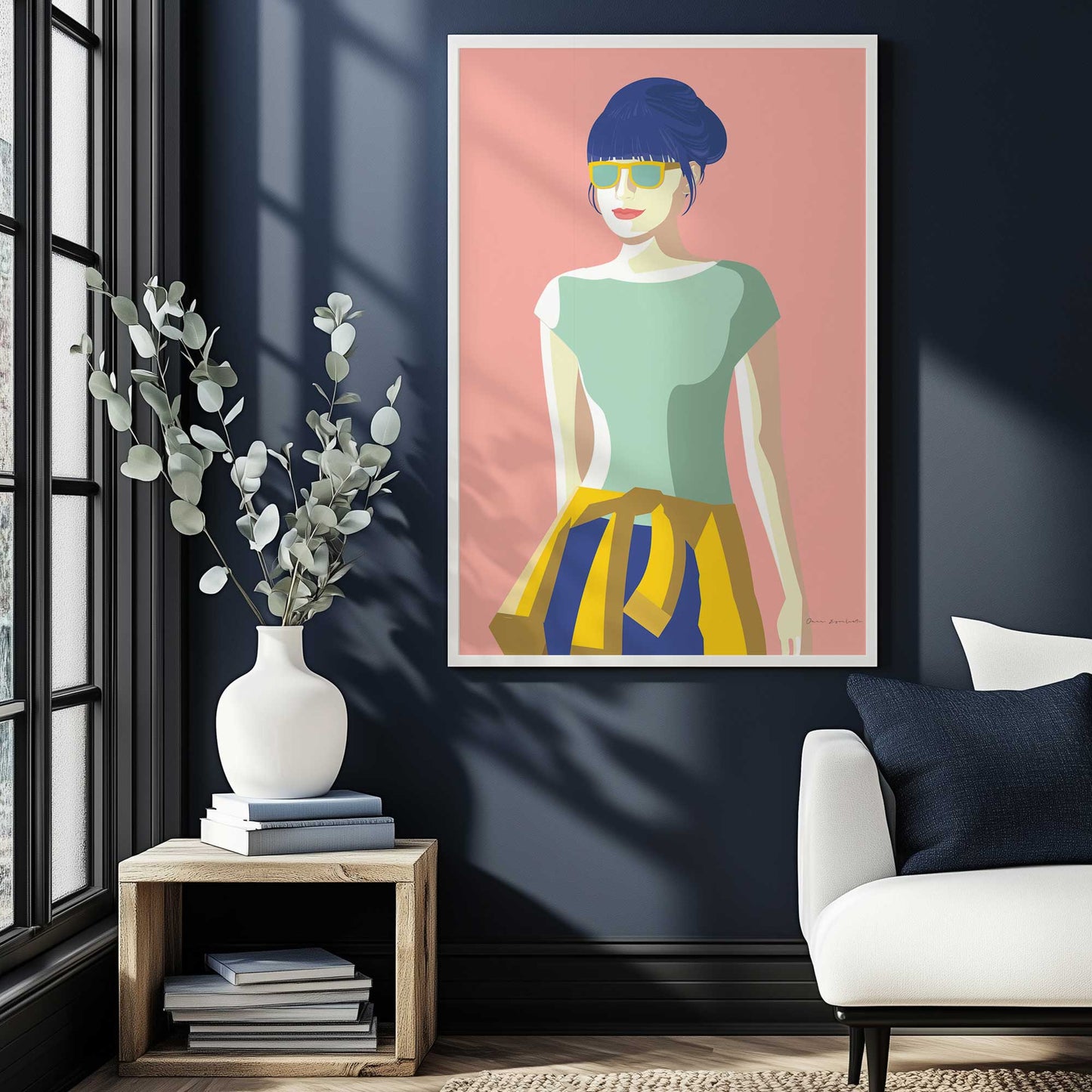 [SPECIAL],[LIFESTYLE], Picture of art hanging in a room