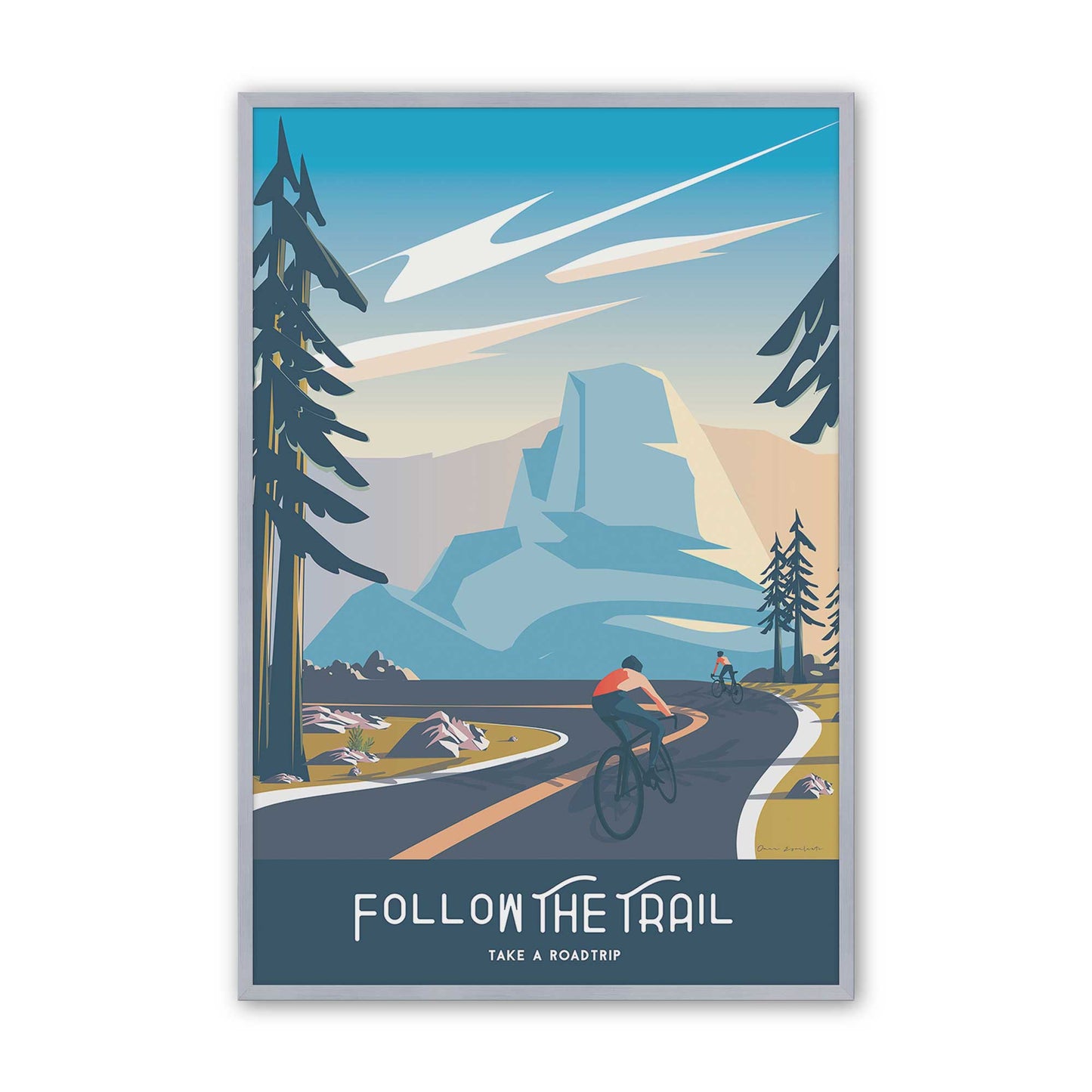 [Color:Polished Chrome], Picture of art in a Polished Chrome frame