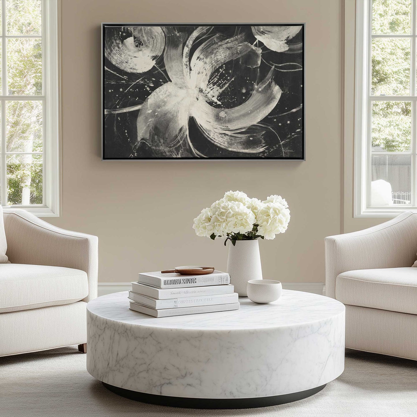Picture of art in a room