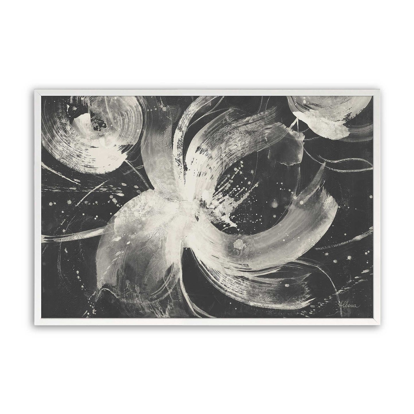 [Color:Opaque White], Picture of art in a Opaque White frame