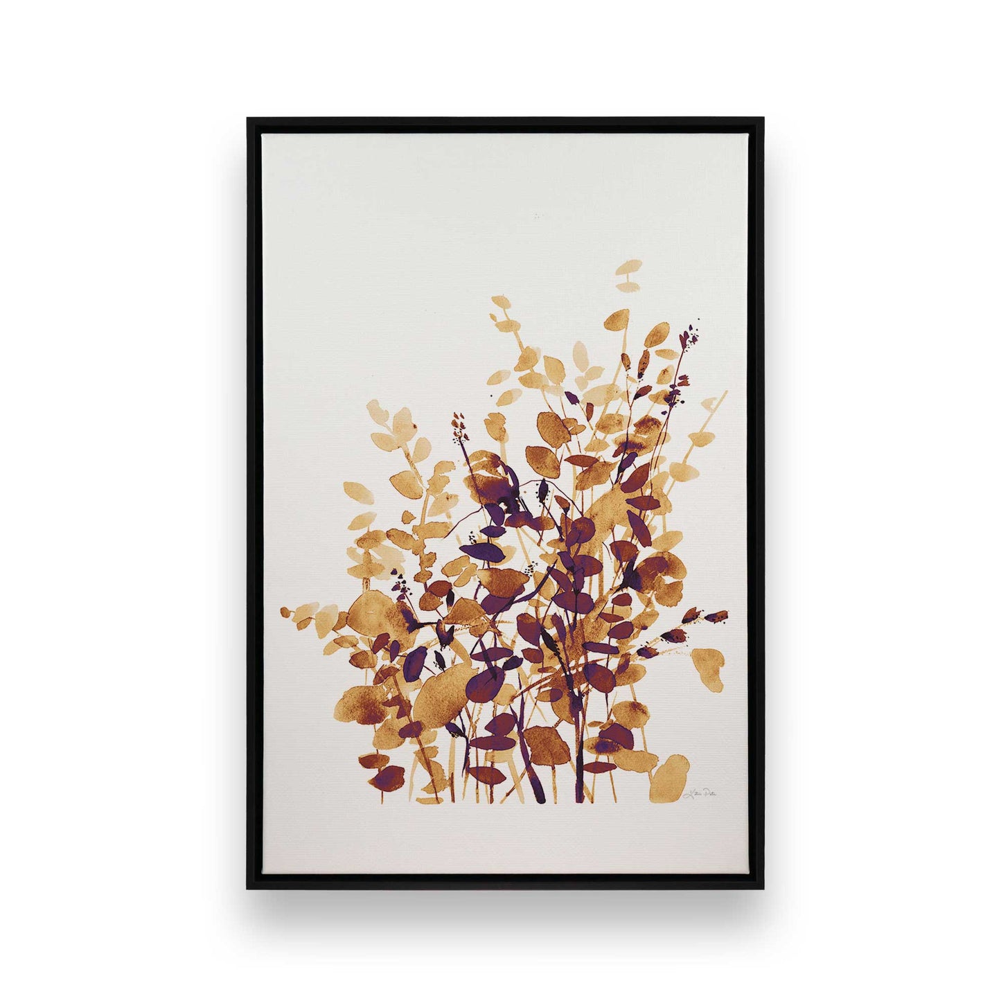 [Color:Satin Black], Picture of art in a Satin Black frame