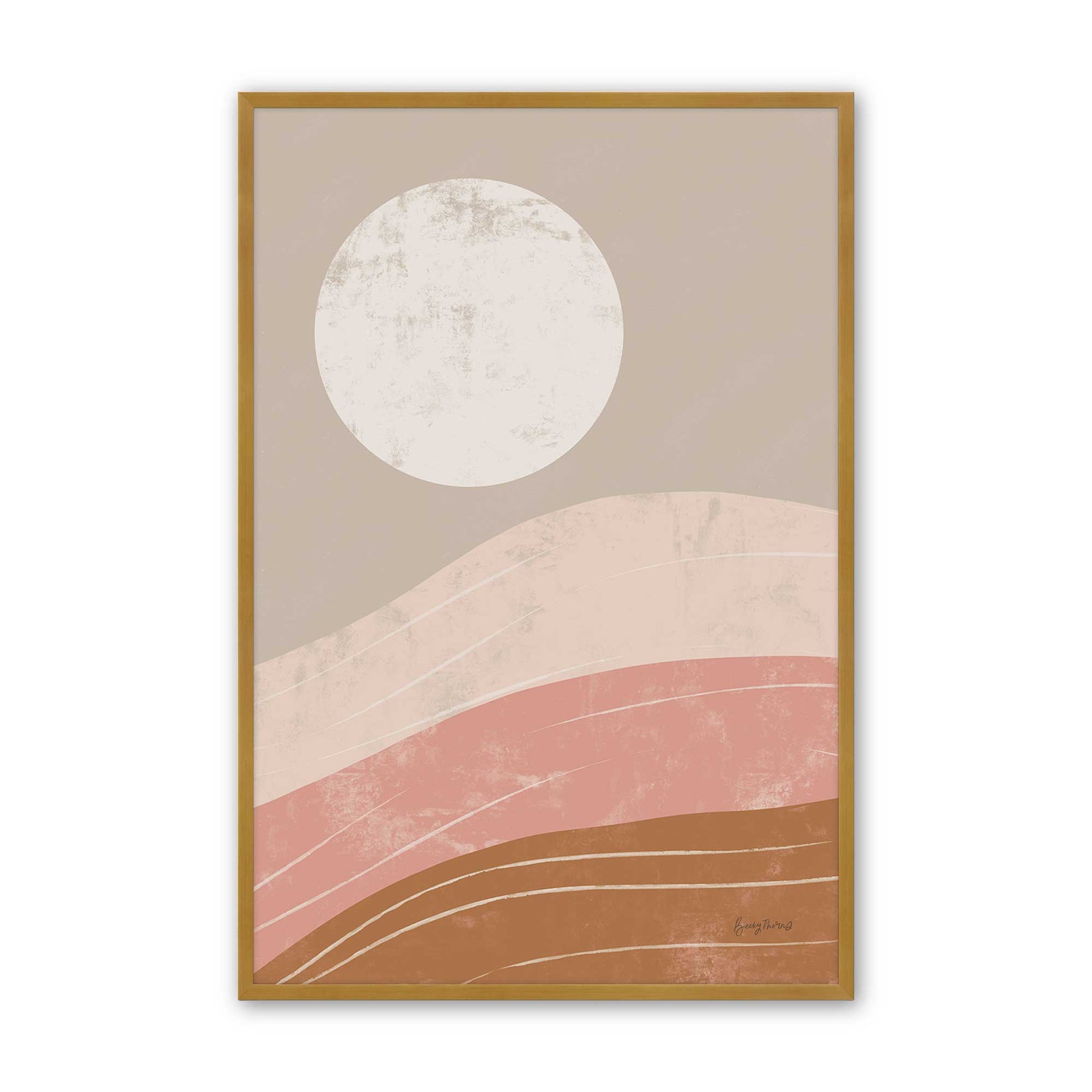 [Color:Polished Gold], Picture of art in a Polished Gold frame