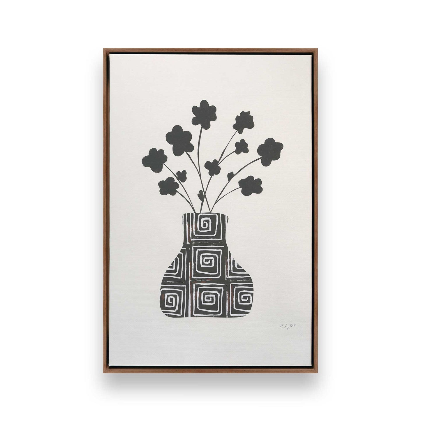 [Color:Walnut], Picture of art in a Walnut frame