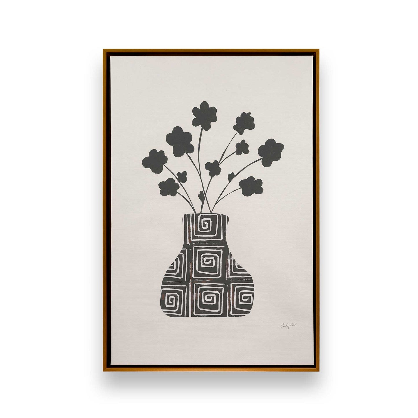 [Color:Polished Gold], Picture of art in a Polished Gold frame