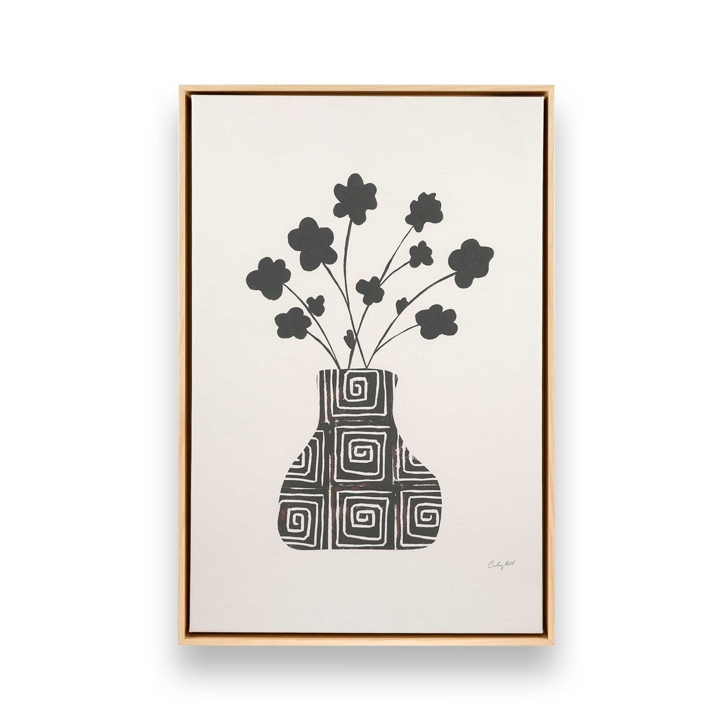 [Color:American Maple], Picture of art in a American Maple frame