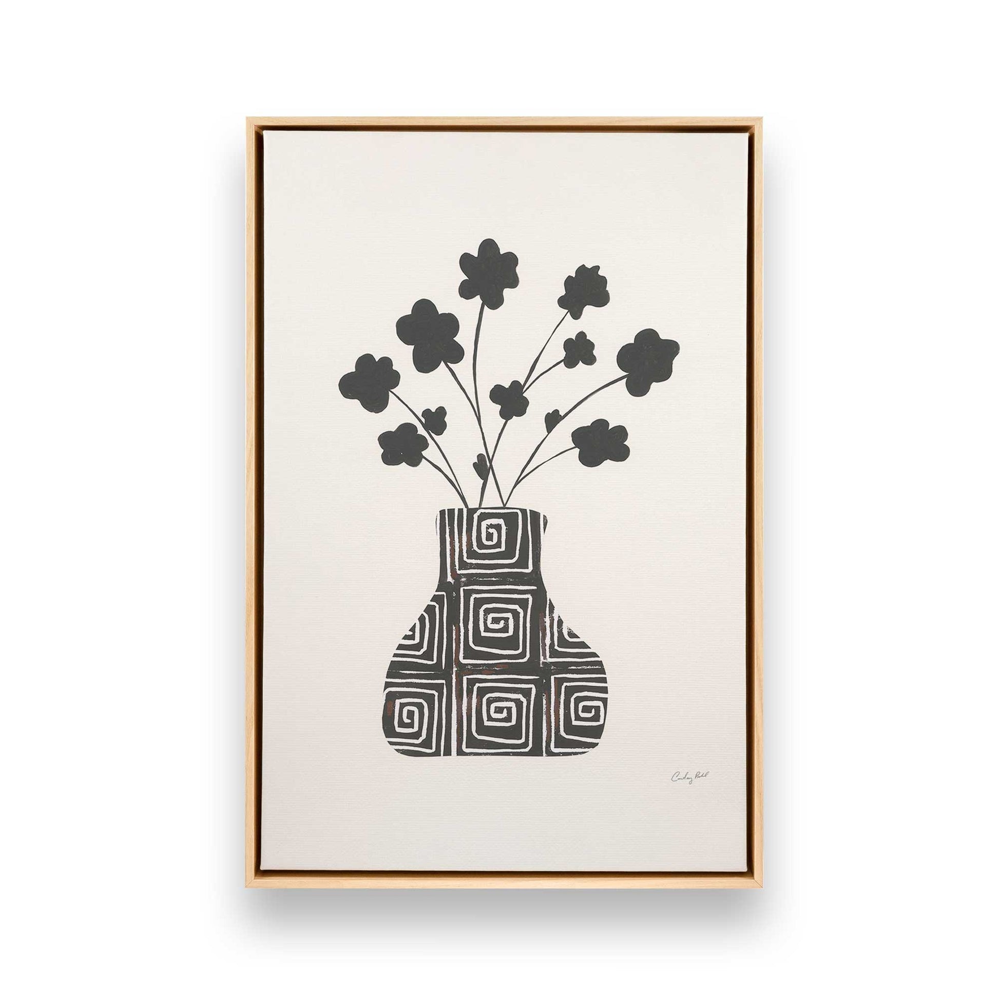 [Color:American Maple], Picture of art in a American Maple frame