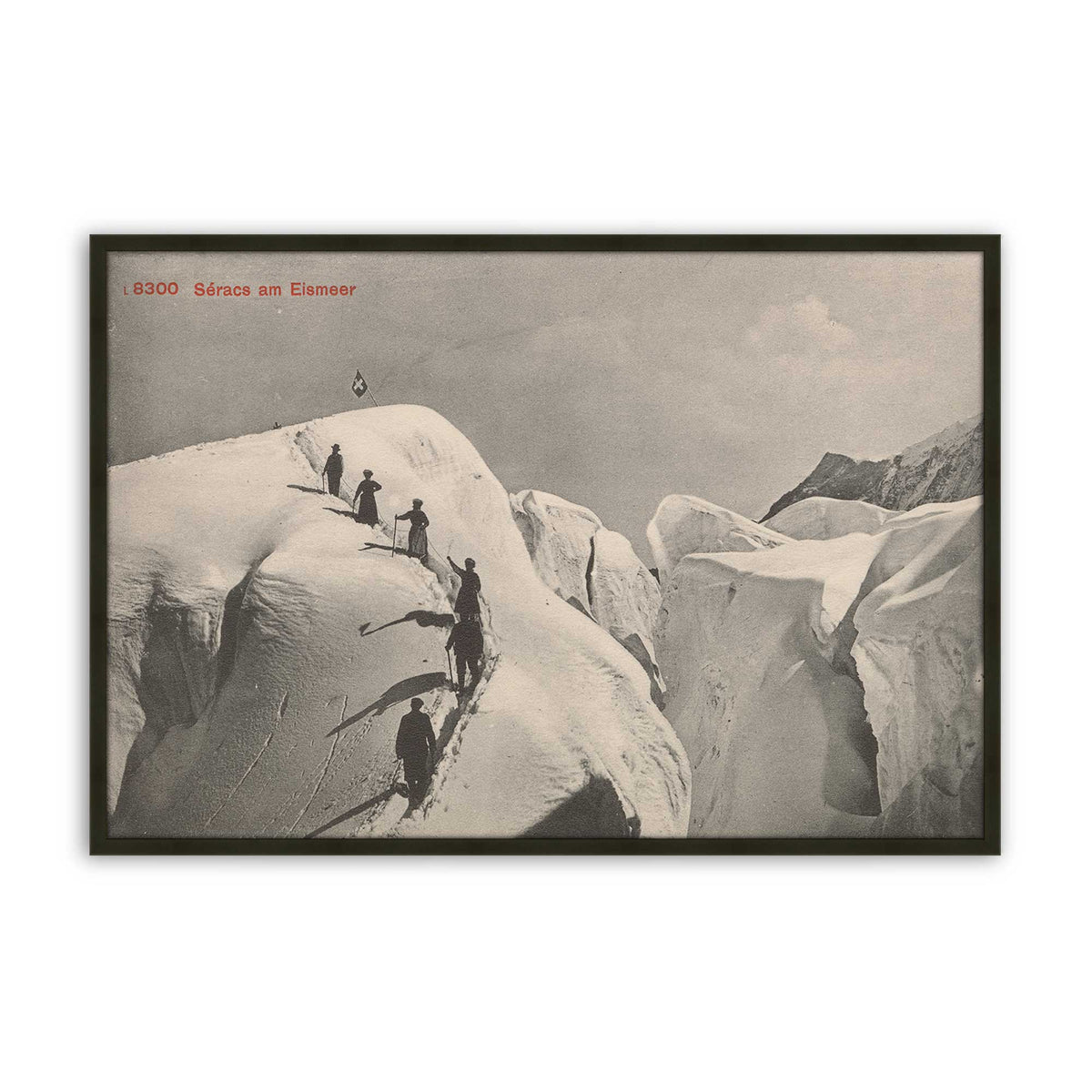 [Color:Satin Black], Picture of art in a Satin Black frame