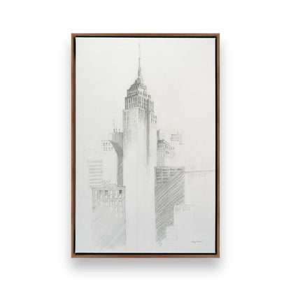 [Color:Walnut], Picture of art in a Walnut frame