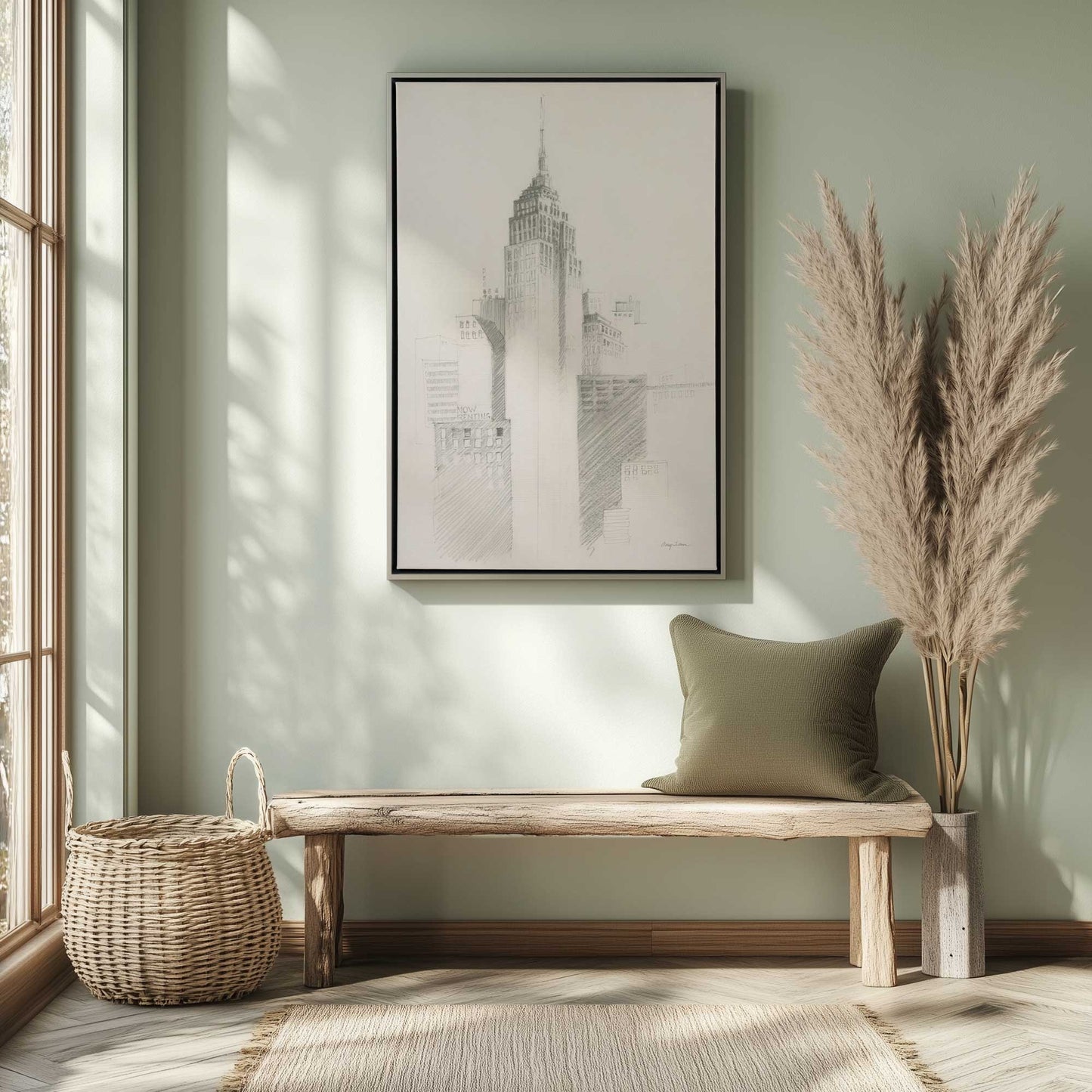 Picture of art in a room