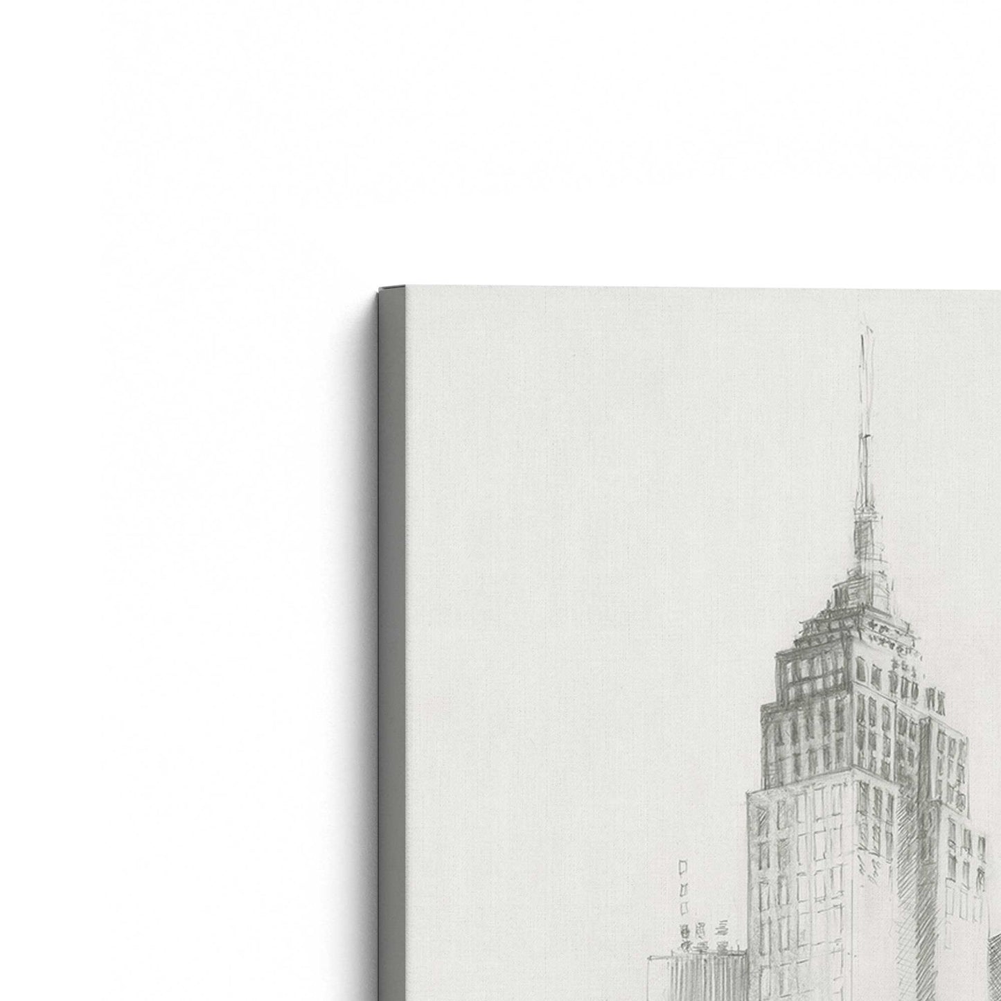[Color:Stretched Canvas], Picture of the corner of the art