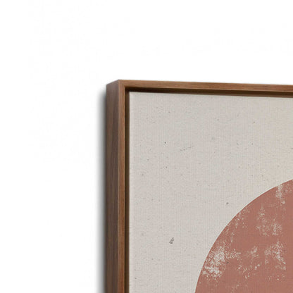 [Color:Walnut], Picture of art in a Walnut frame at an angle
