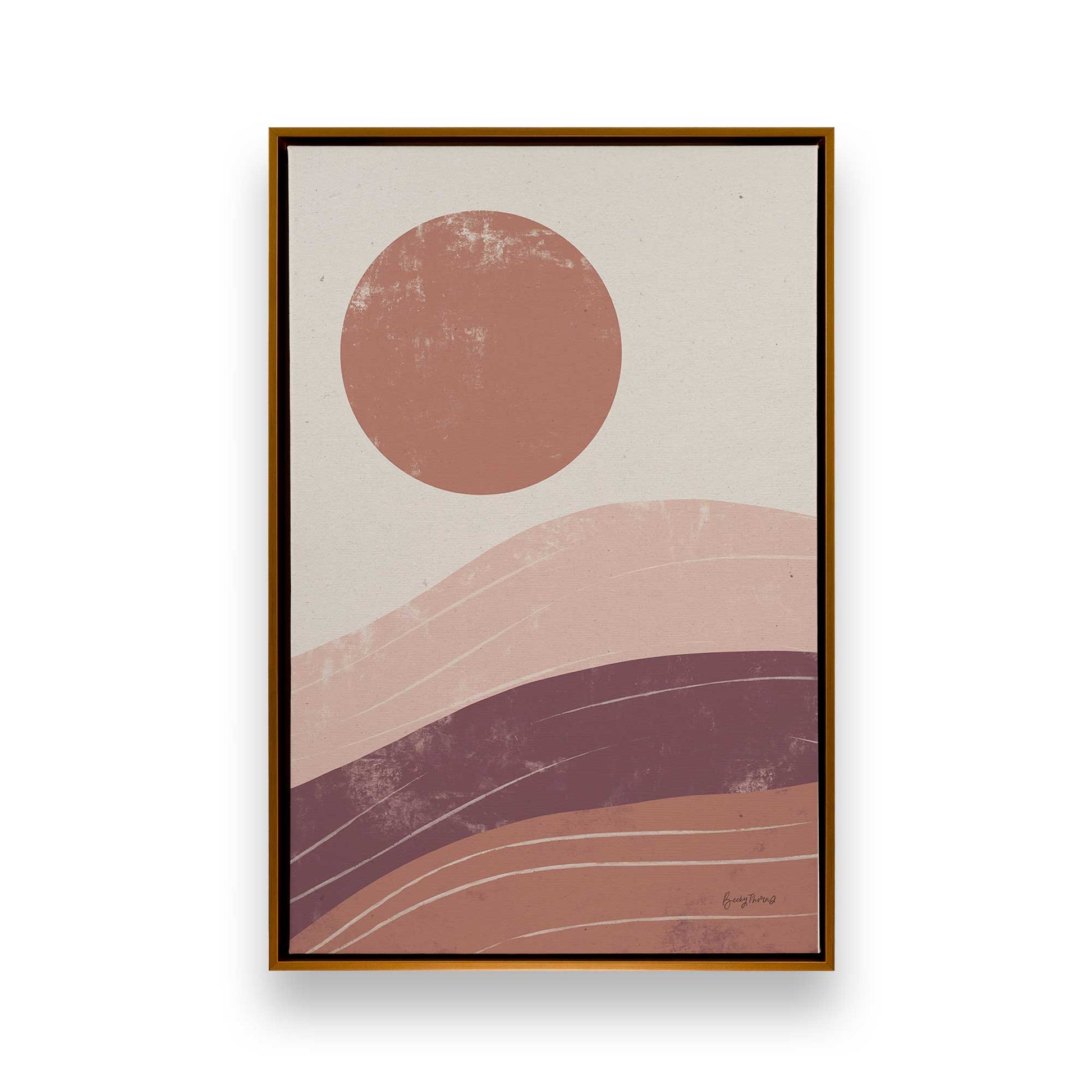[Color:Polished Gold], Picture of art in a Polished Gold frame