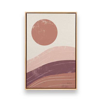 [Color:American Maple], Picture of art in a American Maple frame