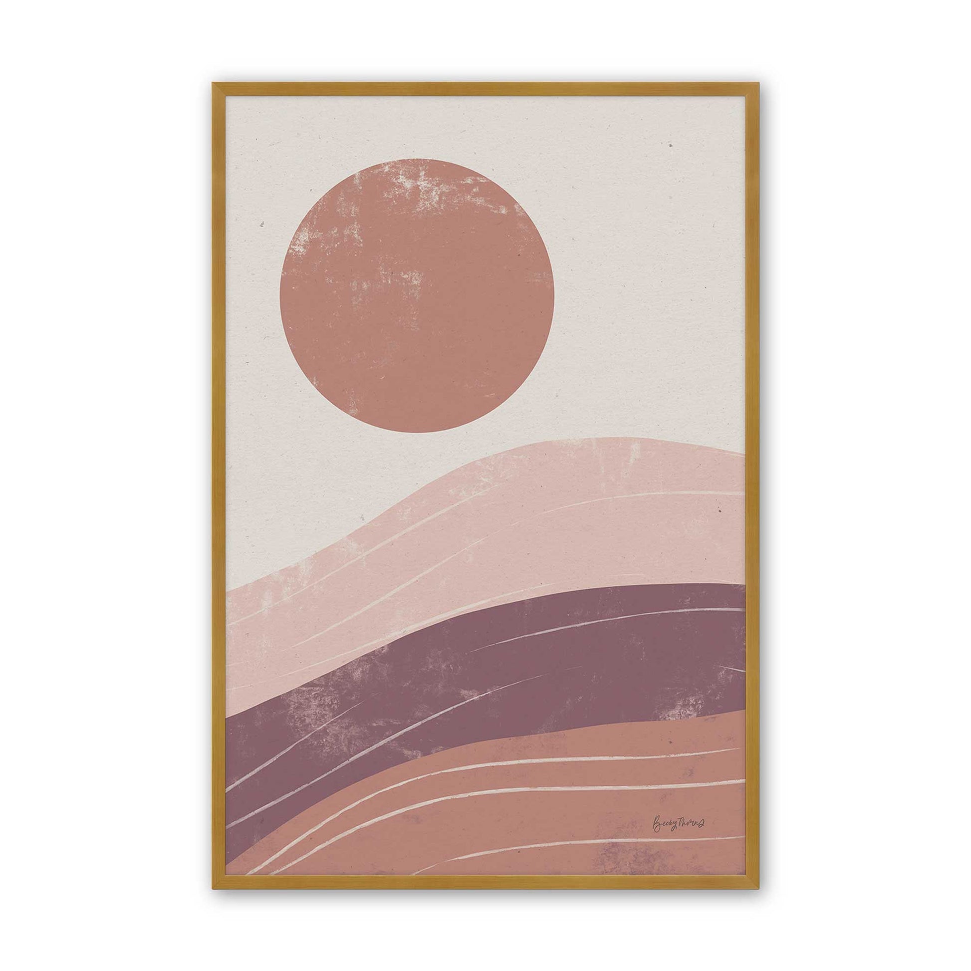 [Color:Polished Gold], Picture of art in a Polished Gold frame