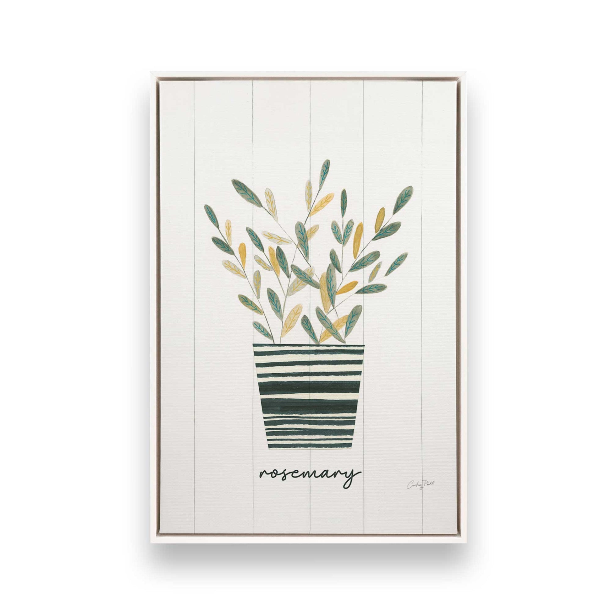 [Color:Opaque White], Picture of art in a White frame