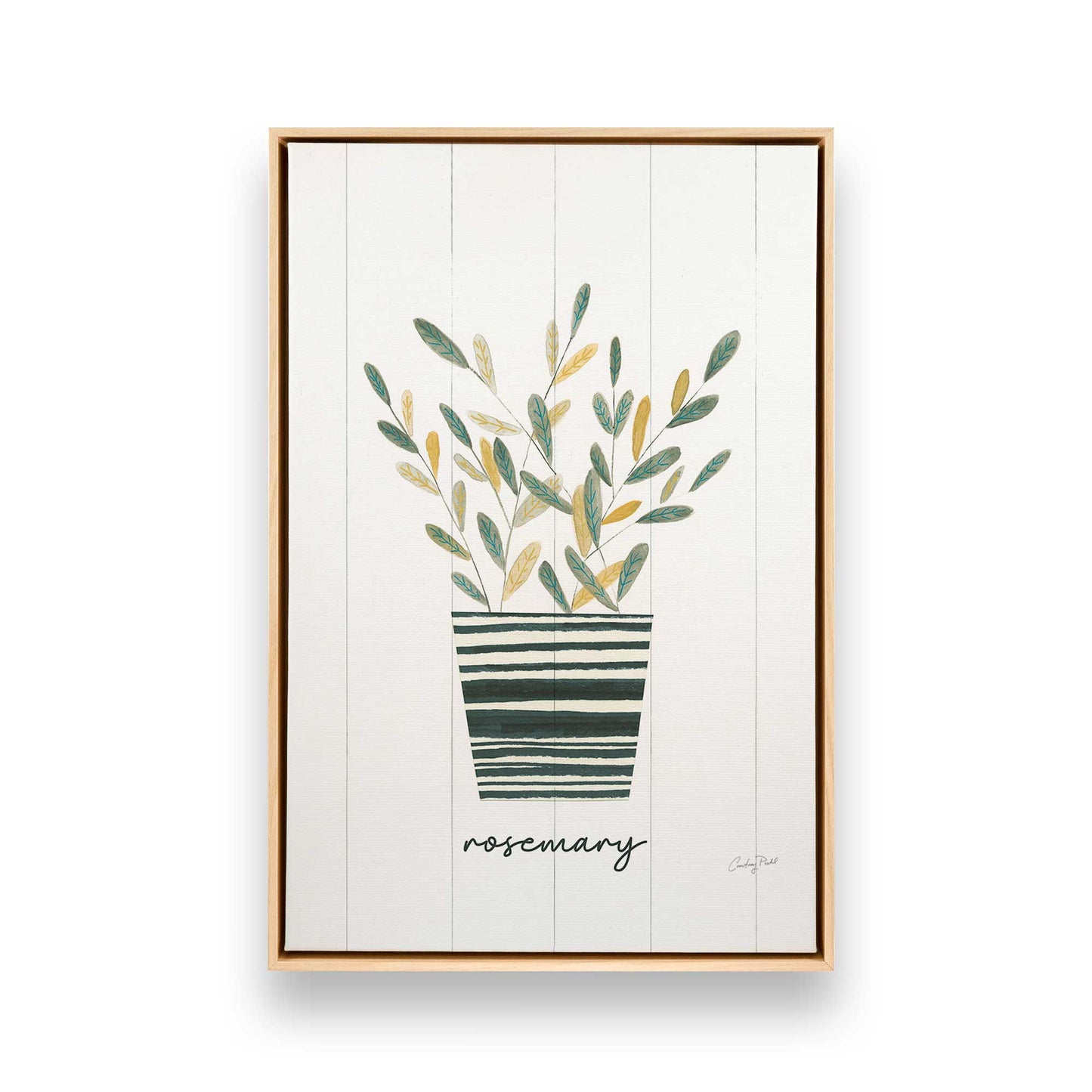 [Color:American Maple], Picture of art in a American Maple frame