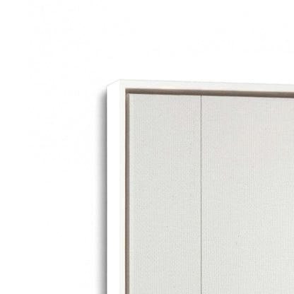 [Color:Opaque White], Picture of art in a White frame at an angle