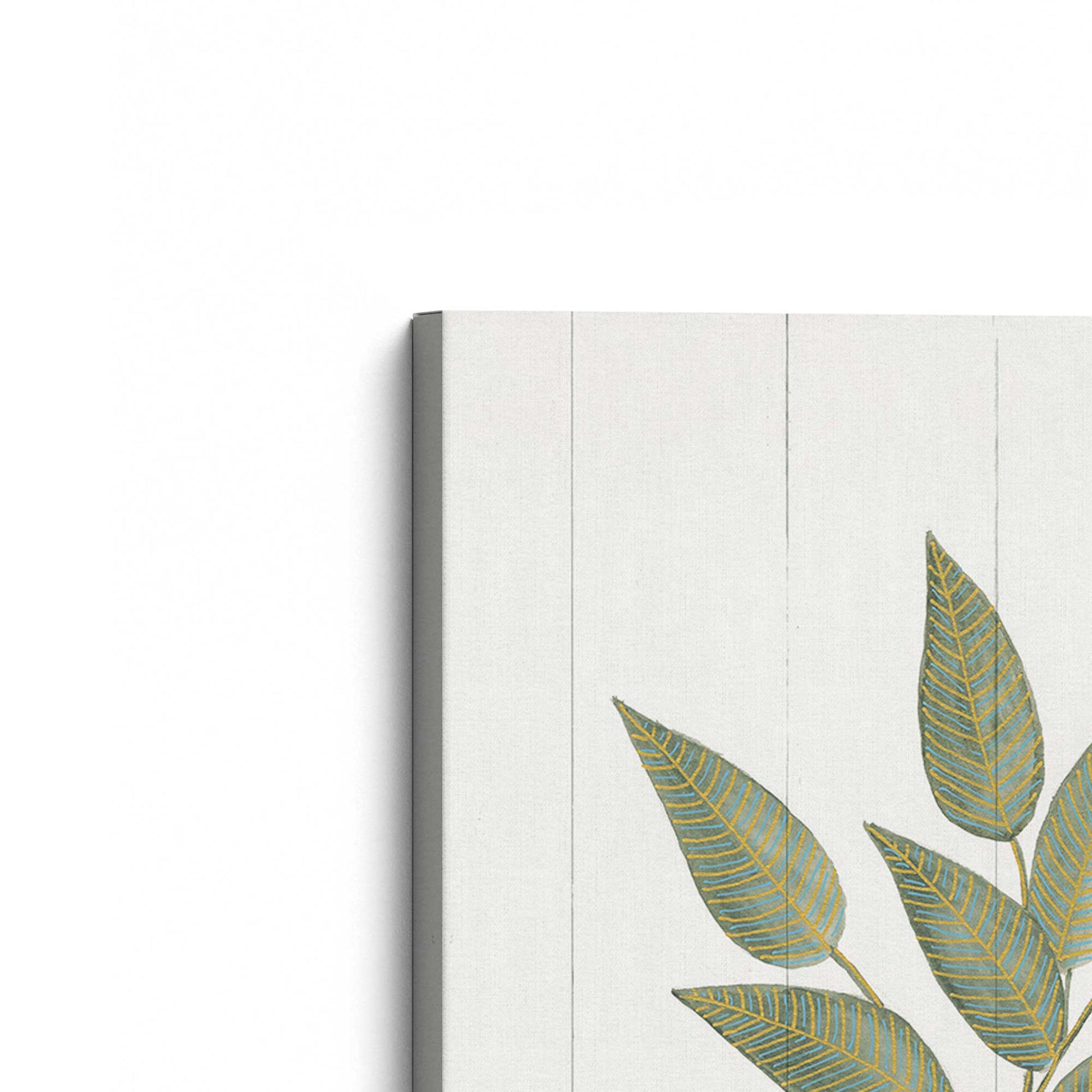 [Color:Stretched Canvas], Picture of the corner of the art