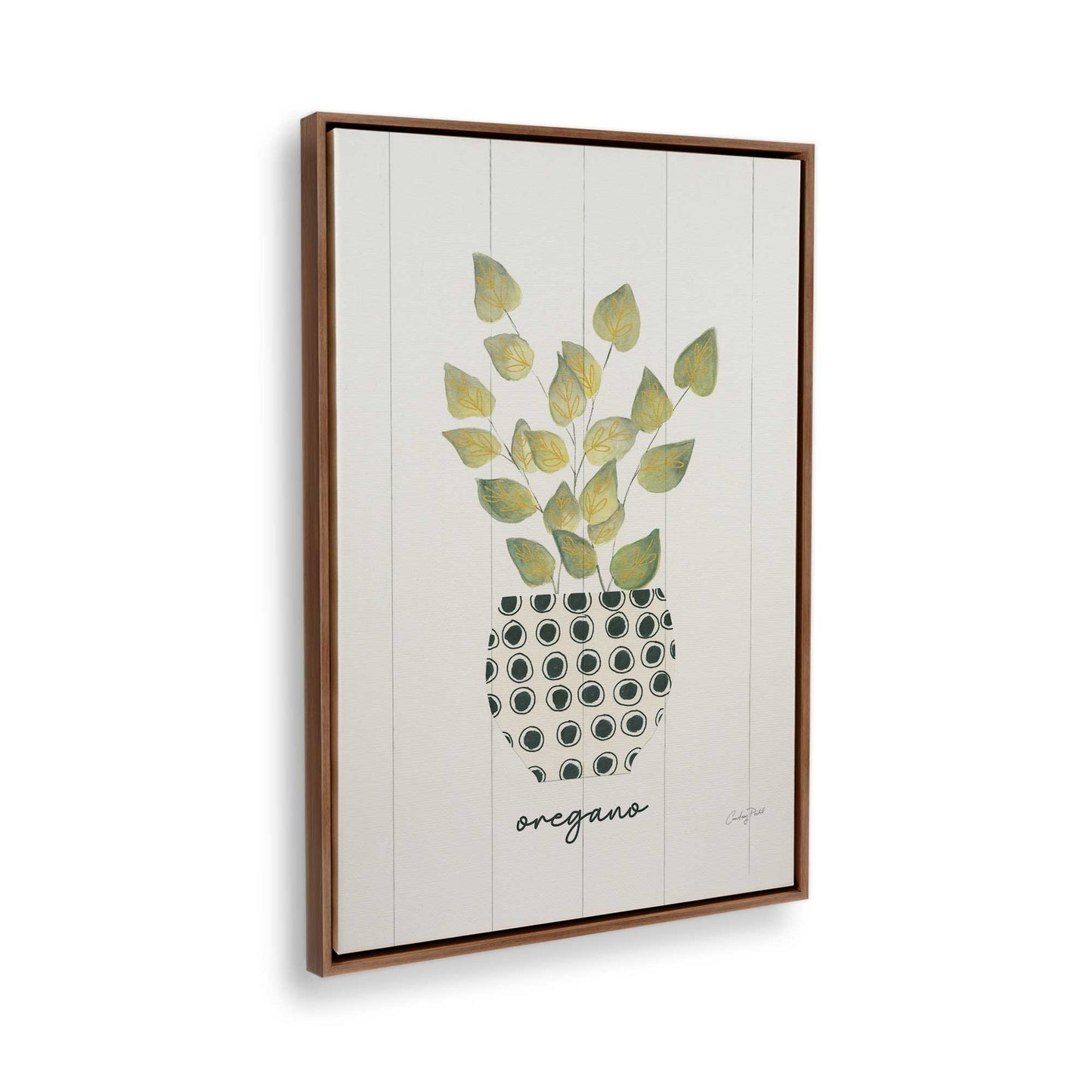 [Color:Walnut], Picture of the corner of the art