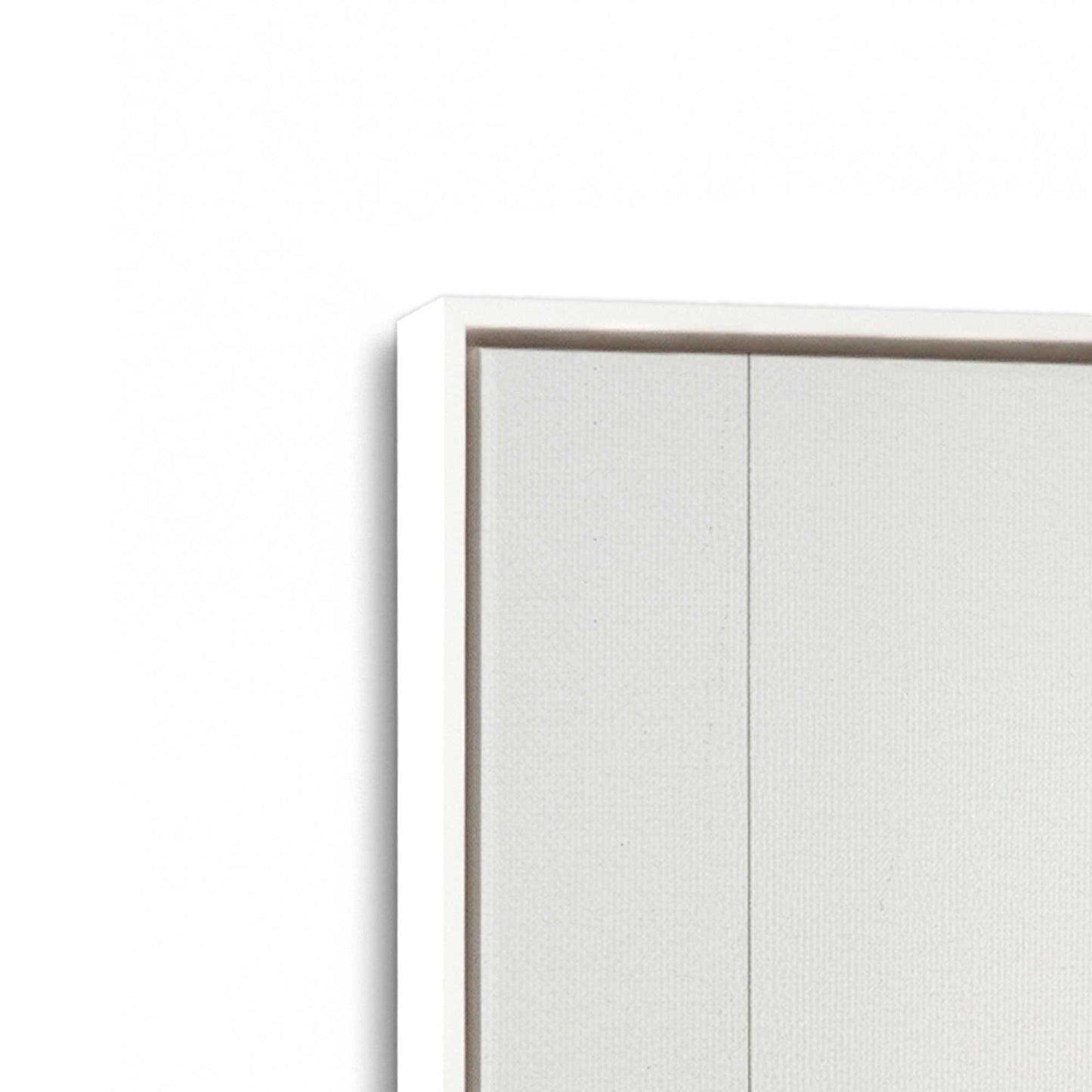 [Color:Opaque White], Picture of art in a White frame at an angle